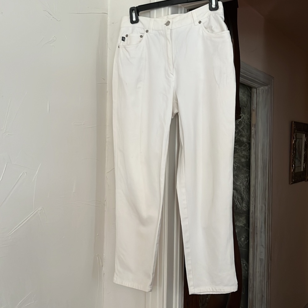Lauren Ralph Lauren | High Waist Tapered straight Leg Jean w/stretch